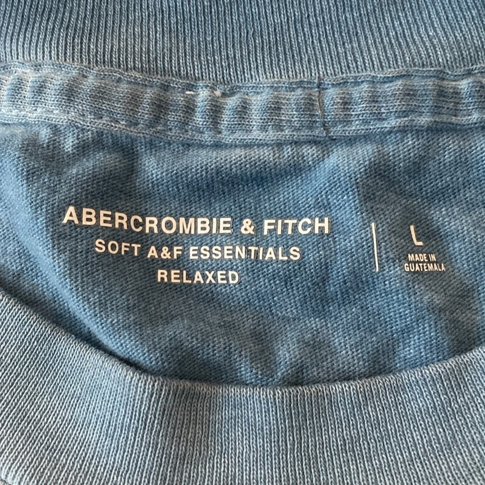 Abercrombie & Fitch Men’s Blue T-Shirt Size L