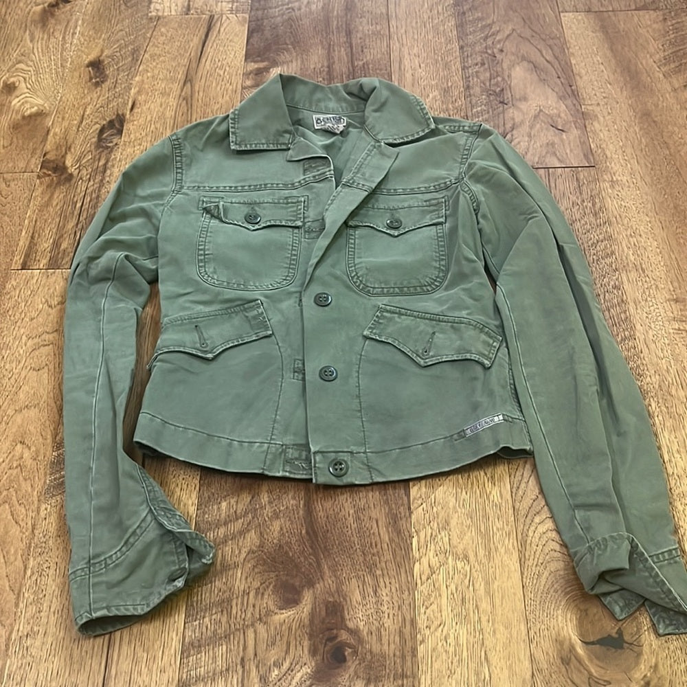 Lucky Brand Woman’s Army Green Cargo Jacket Size XS