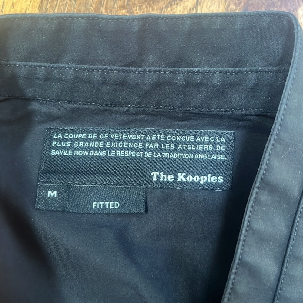 The Kooples Men’s Black Cotton Shirt Size M
