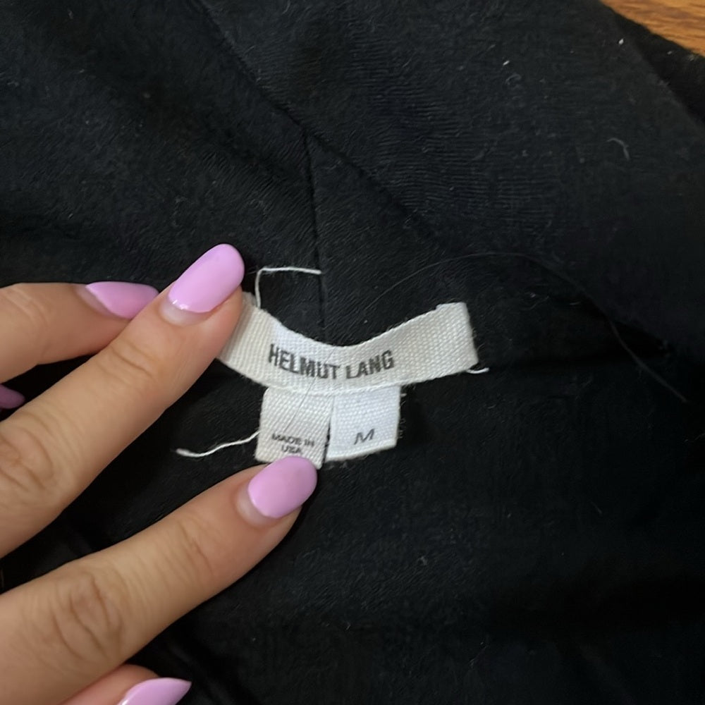 Helmut Lang Women’s Black Sweatshirt Size Medium