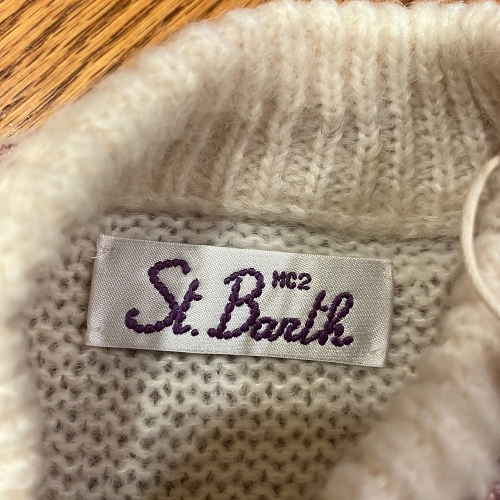 NWT St Barth Woman’s Dayna Soft Natural Shades Sweater Size S