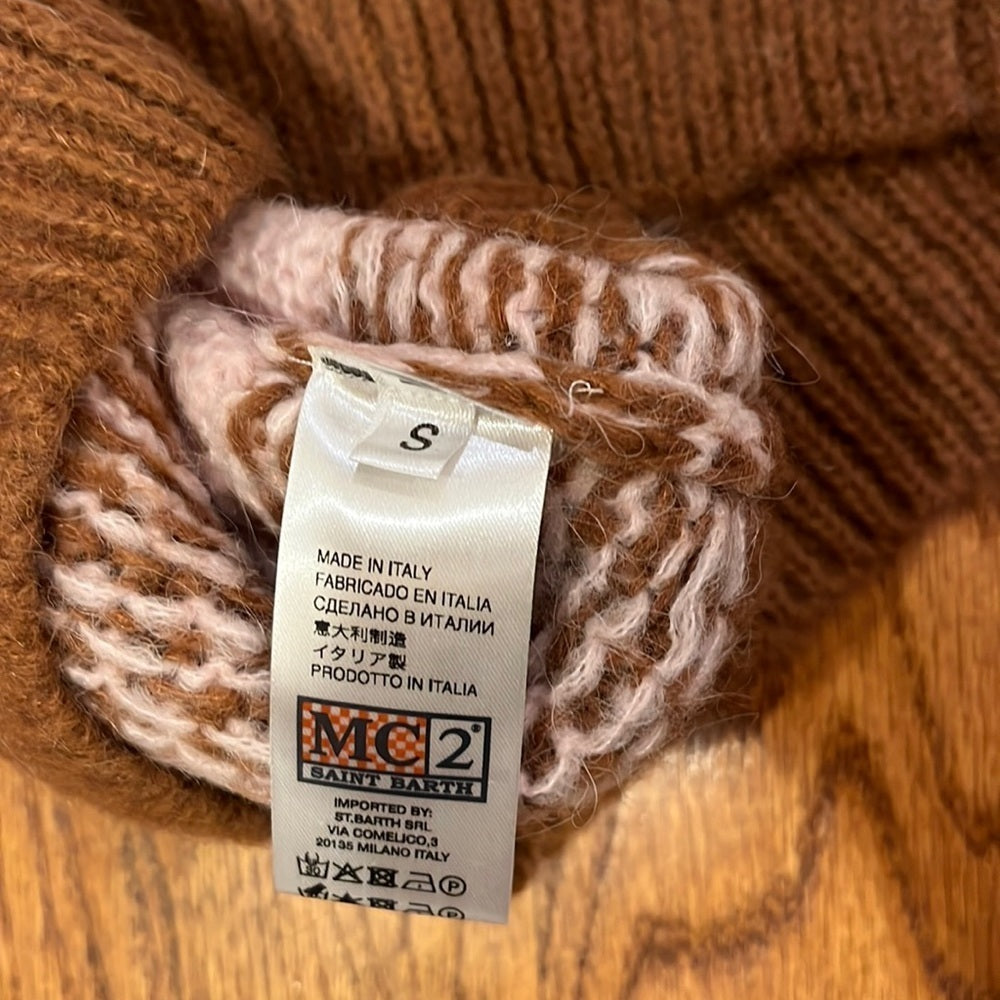 NWT St Barth Woman’s Dayna Soft Natural Shades Sweater Size S