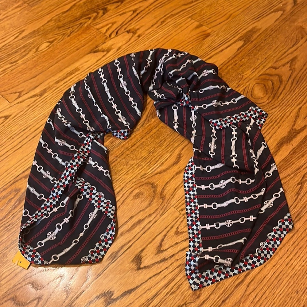 NWT Tory Burch Silk T-Belt Scarf