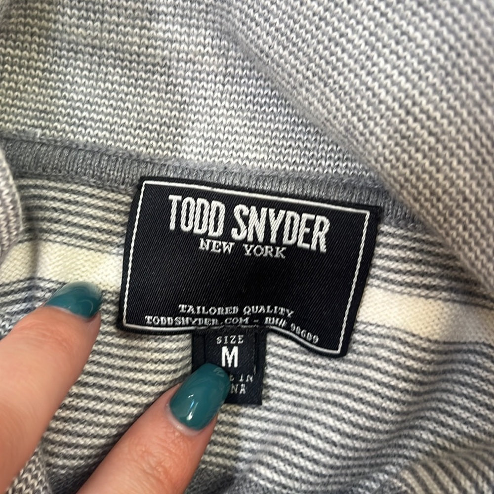 Todd Snyder Men’s Striped Shirt Size M