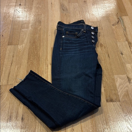 Veronica Beard Women’s Debby 10’inch Skinny Blue Jeans Size 25