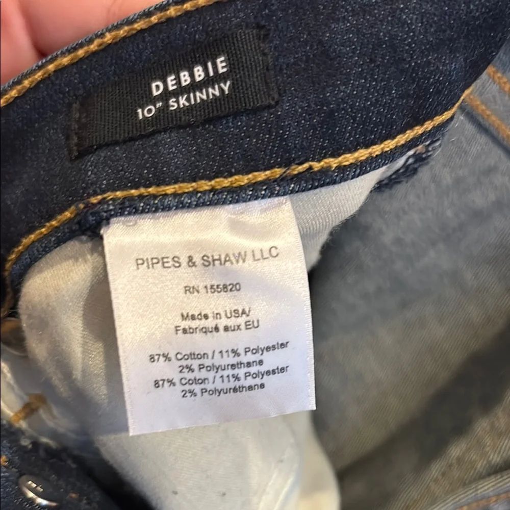 Veronica Beard Women’s Debby 10’inch Skinny Blue Jeans Size 25