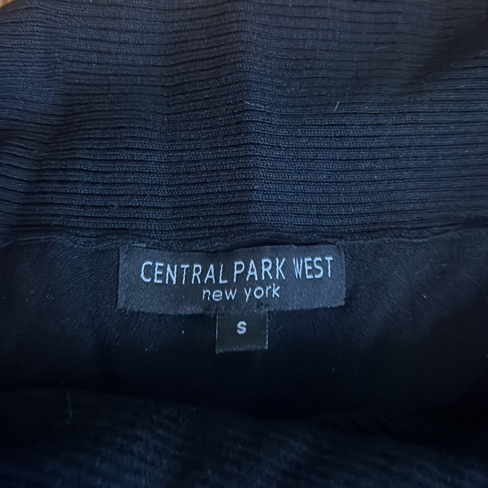 Central Park West Woman’s Black Off the Shoulder Sweater Size S