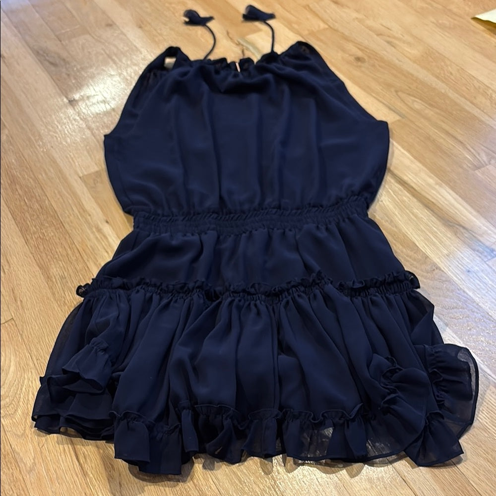 Misa Los Angeles Women’s Navy Babydoll Dress Sleeveless Size XS