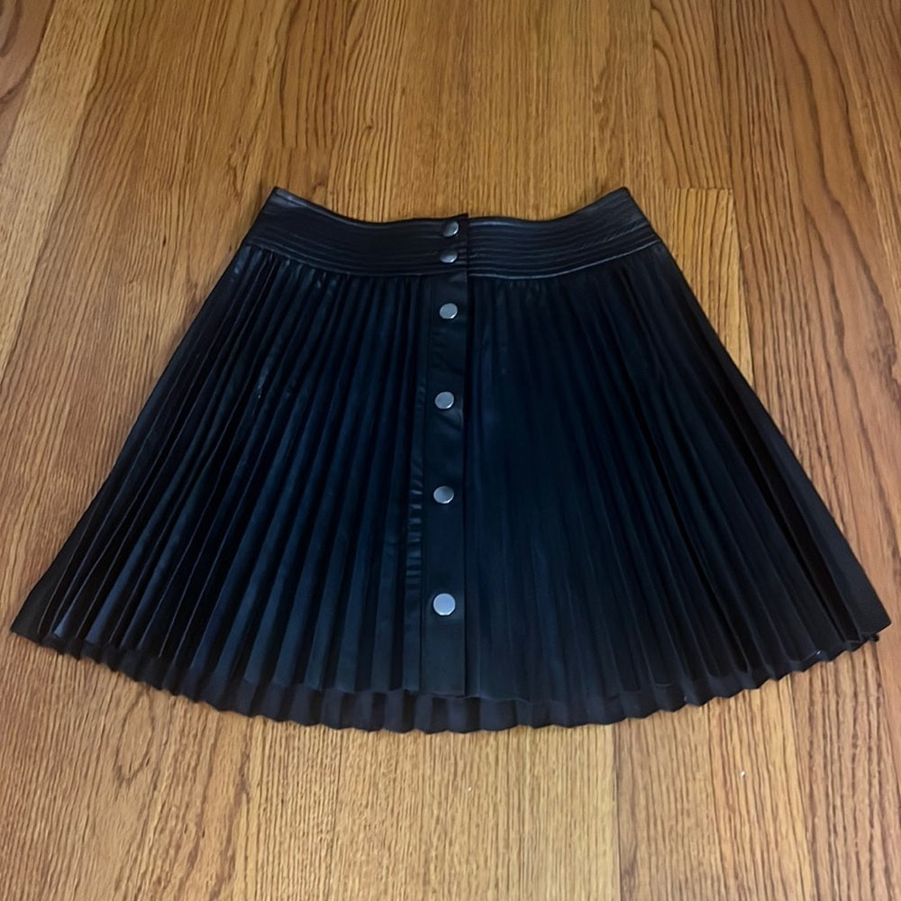 Ramy Brook Anya Woman’s Faux Leather Skirt Size 0