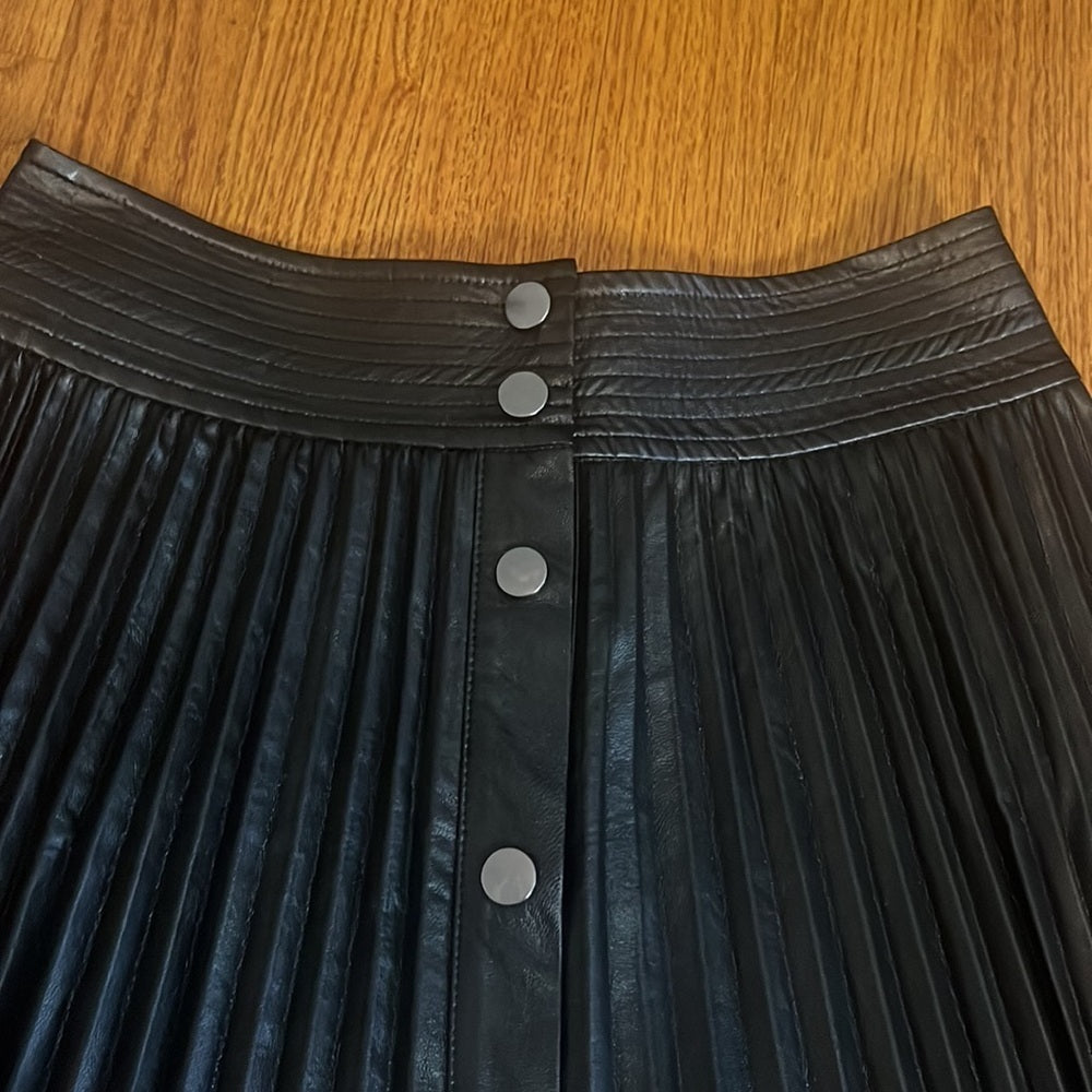 Ramy Brook Anya Woman’s Faux Leather Skirt Size 0