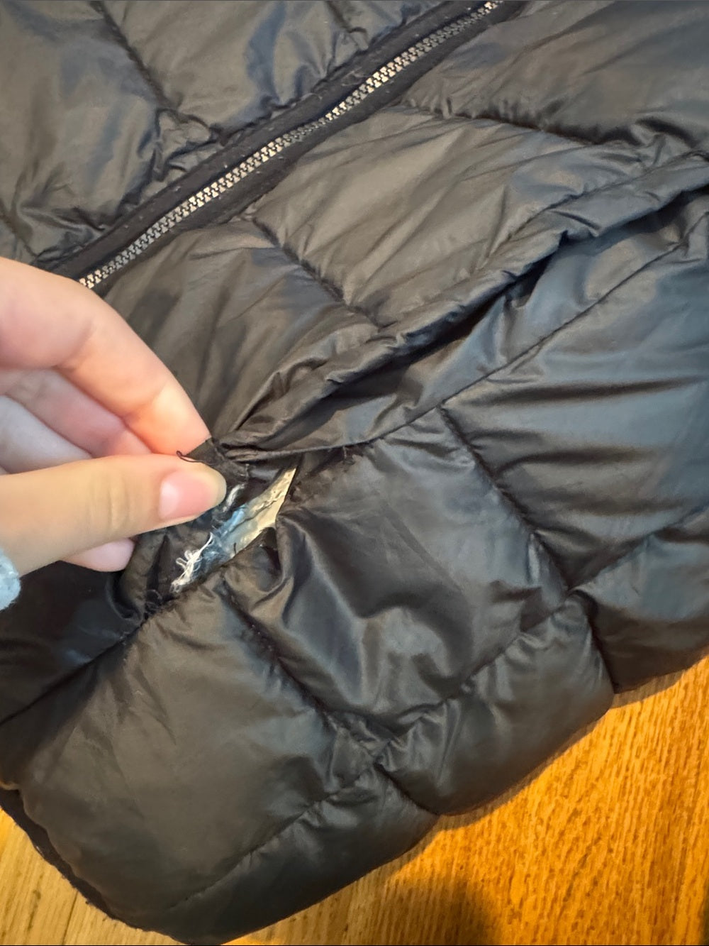 Appaman Kids Black Hooded Puffer Jacket Size 12