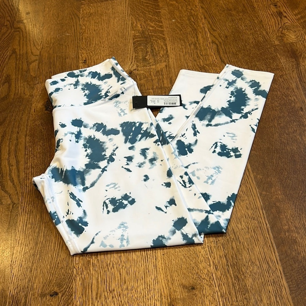 NWT Soul Women’s Leggings White and Blue Size Medium