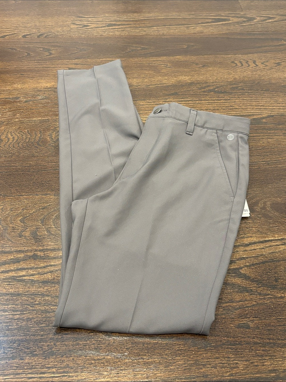 NWT Adidas Men's Light Gray Chino-Style Pants Size 28x32