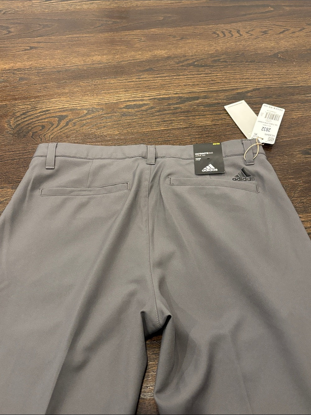 NWT Adidas Men's Light Gray Chino-Style Pants Size 28x32