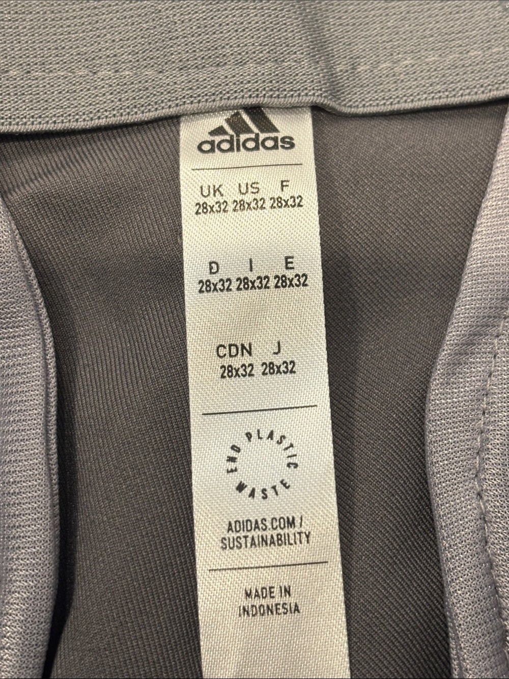 NWT Adidas Men's Light Gray Chino-Style Pants Size 28x32