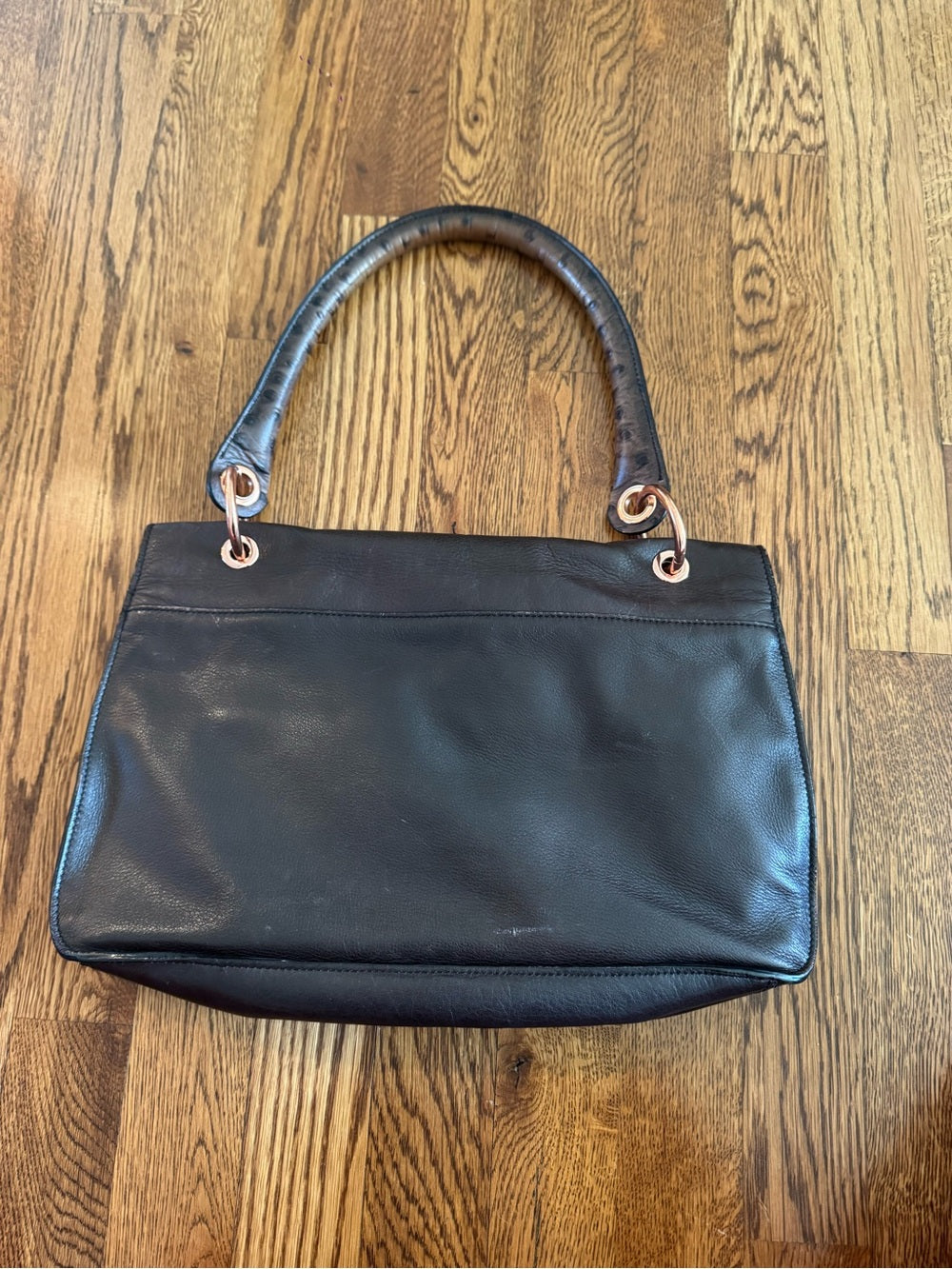 Ted Baker Women's Black Leather Top-Handle Shoulder Bag