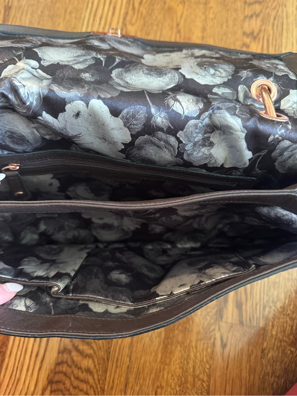 Ted Baker Women's Black Leather Top-Handle Shoulder Bag