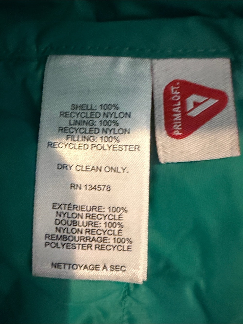 Vineyard Vines Kids Navy Puffer Jacket with Teal Lining Size Medium