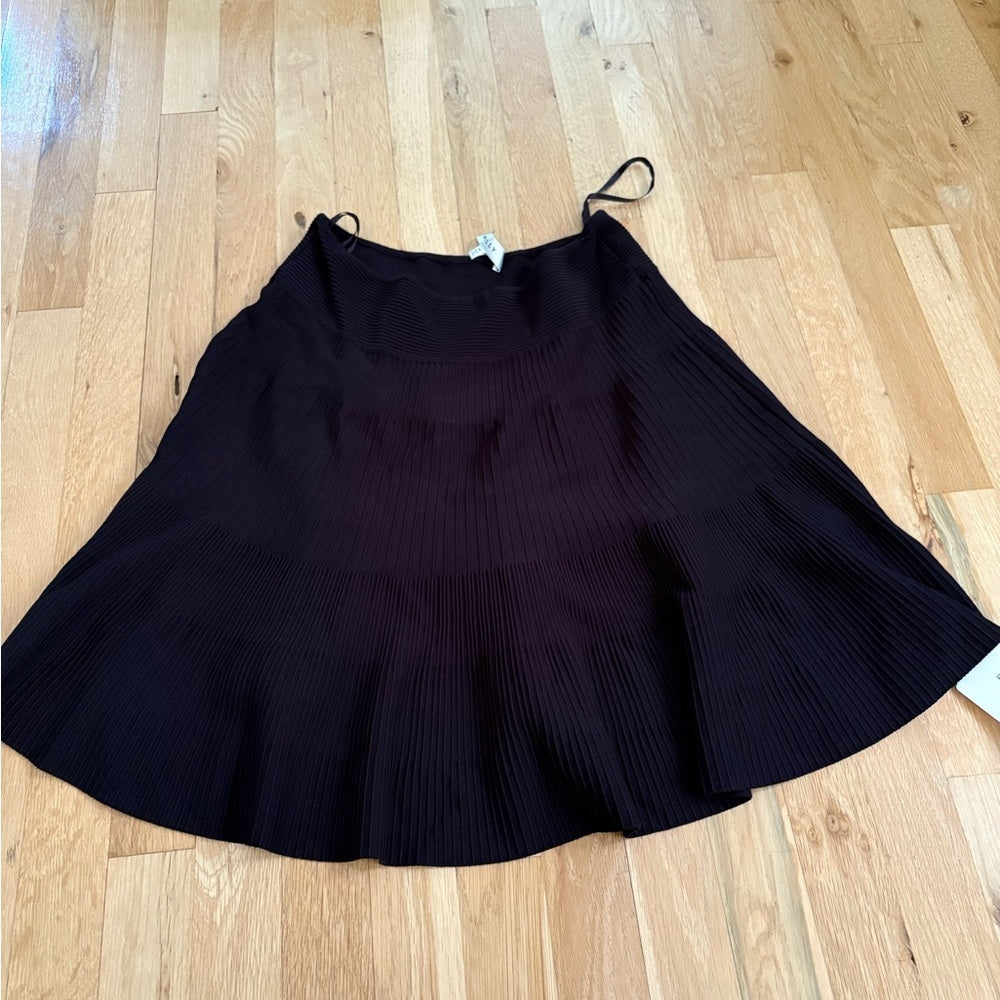 Milly Women’s A-Line Skirt in Classic Black Size M