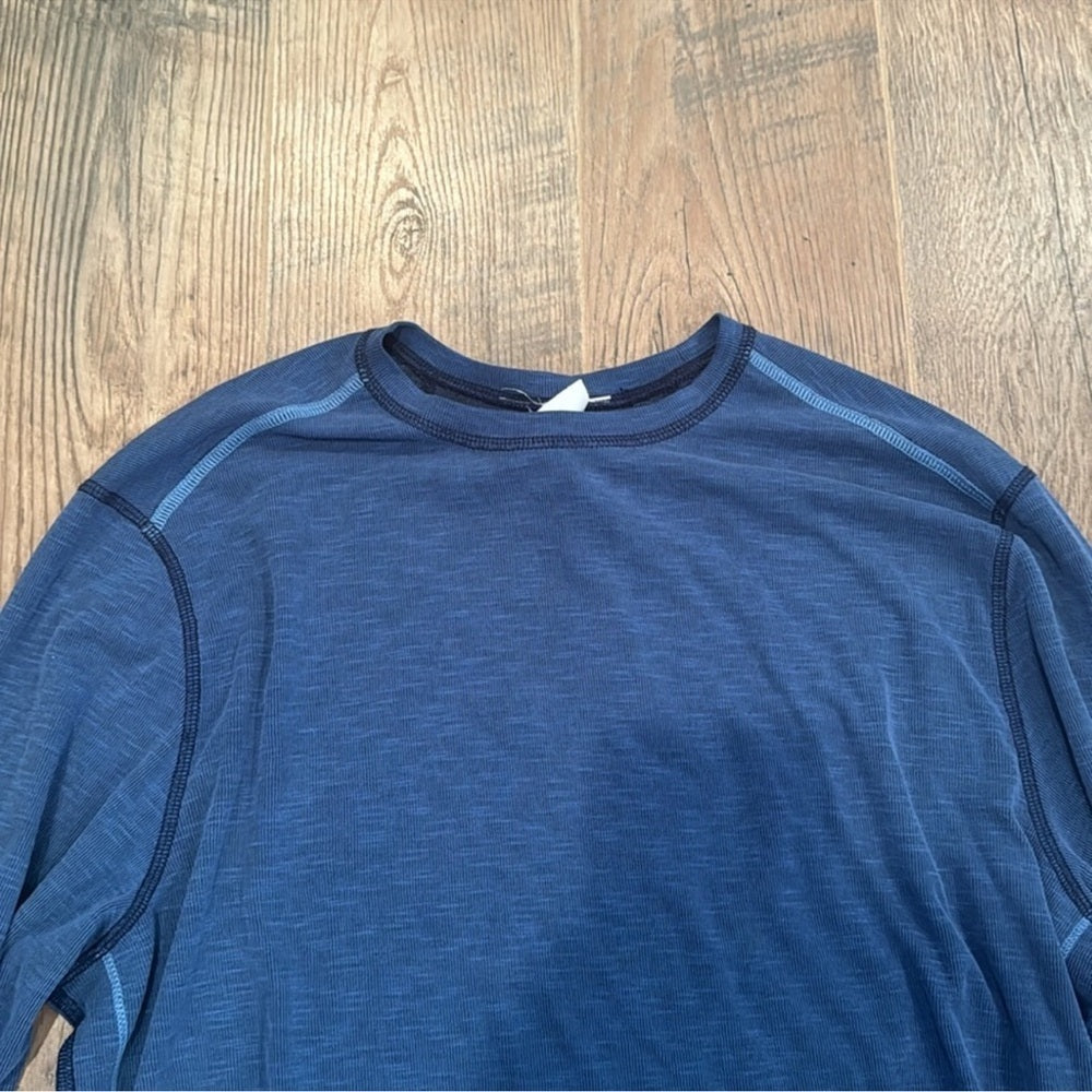 NWT Tommy Bahama Men’s Blue Reversible Long Sleeve Size Small