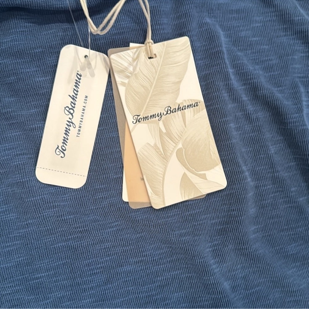NWT Tommy Bahama Men’s Blue Reversible Long Sleeve Size Small
