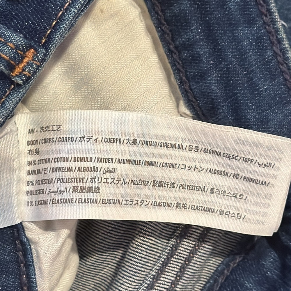 Abercrombie & Fitch Woman’s The Super Skinny Ankle High Rise Blue Jean’s Size 25