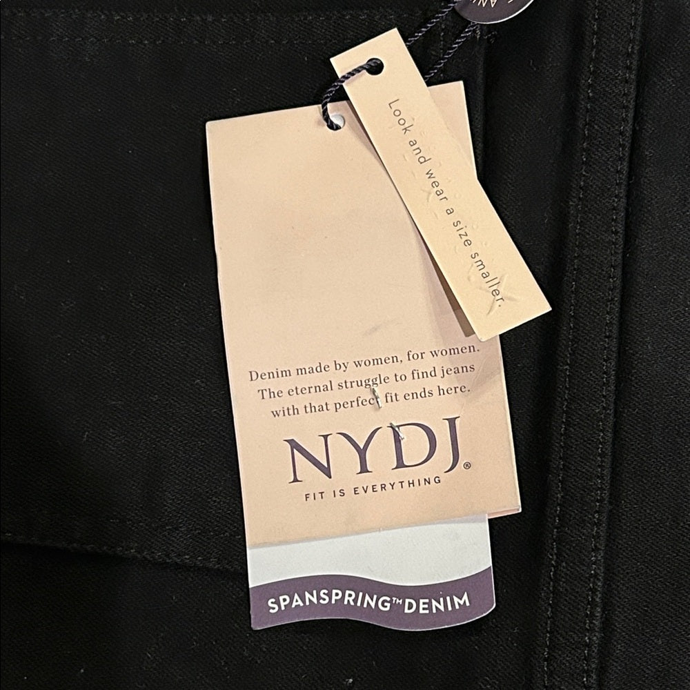 NWT NYDJ Women’s Classic Black Skinny Jeans Size Small