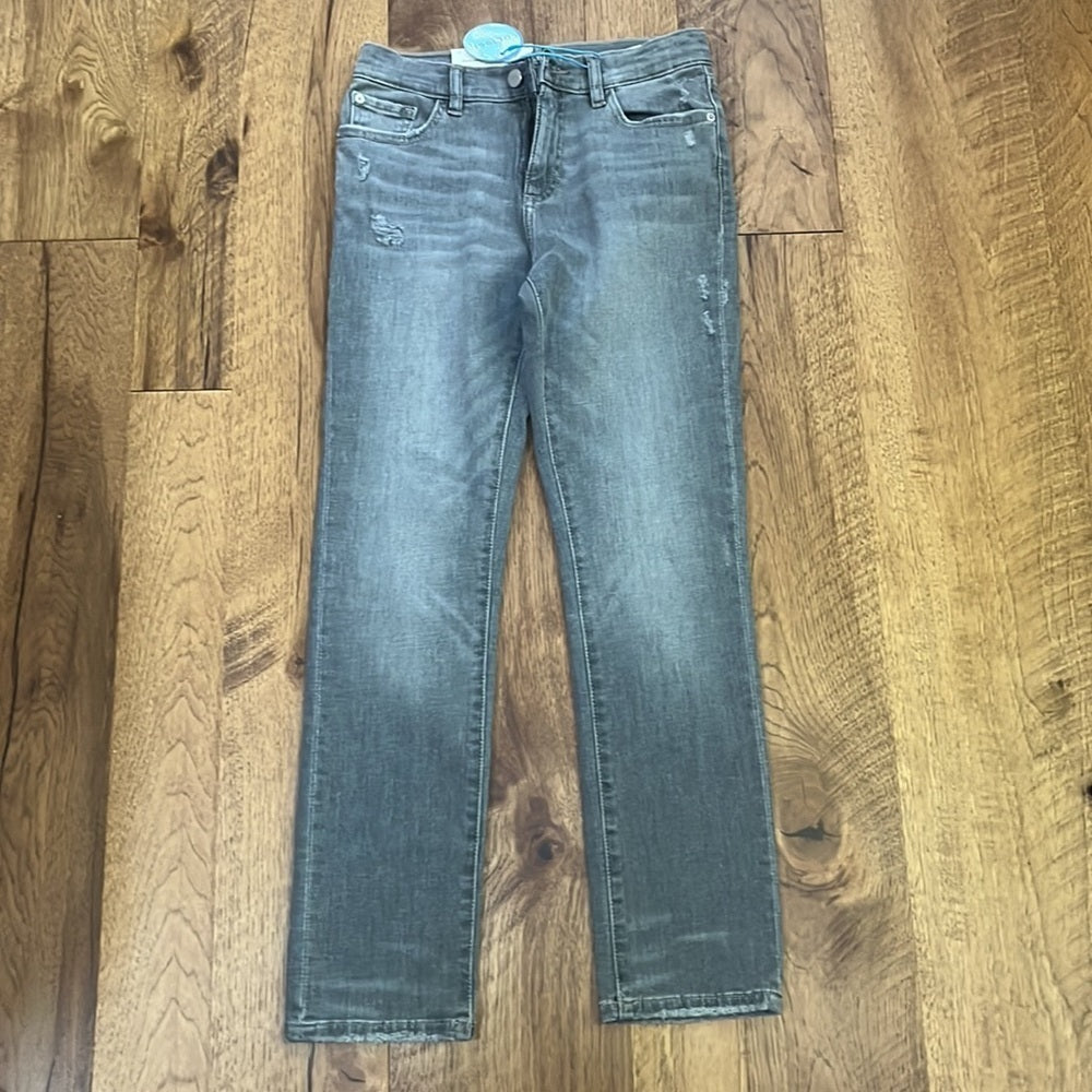 NWT DL1961 Girl’s Grey Brady Slim Jeans Size 12