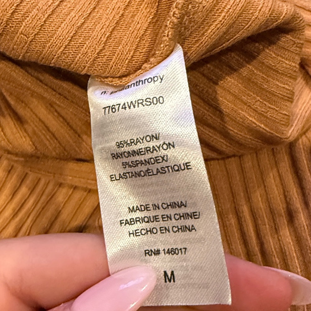 NWT n:PHILANTHROPY Tan Midi Dress Size Medium