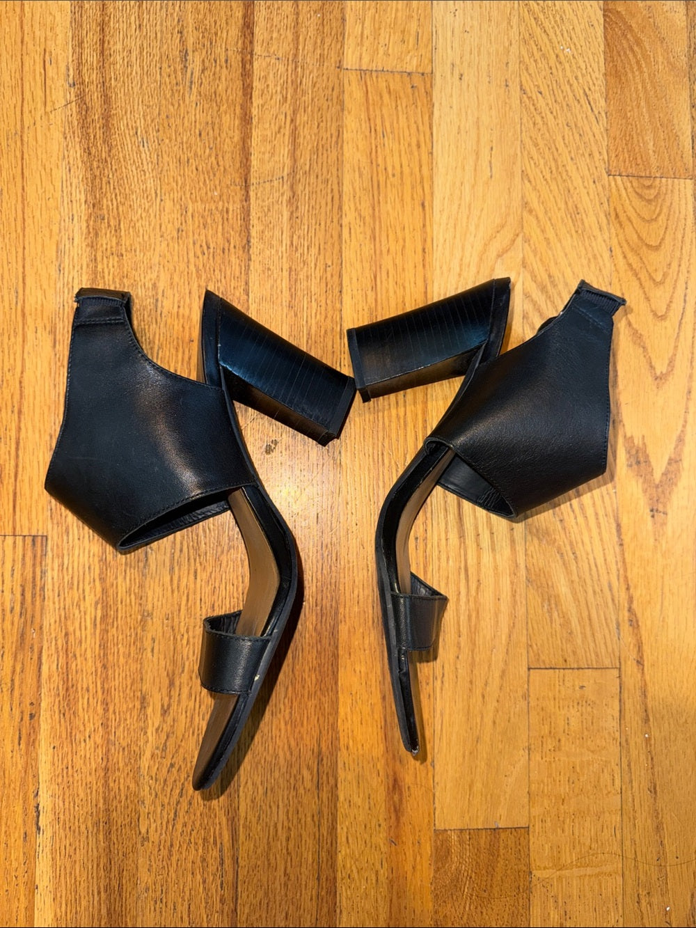 Franco Sarto Black Women’s Open-Toe Ankle Strap Sandals Women’s 10M