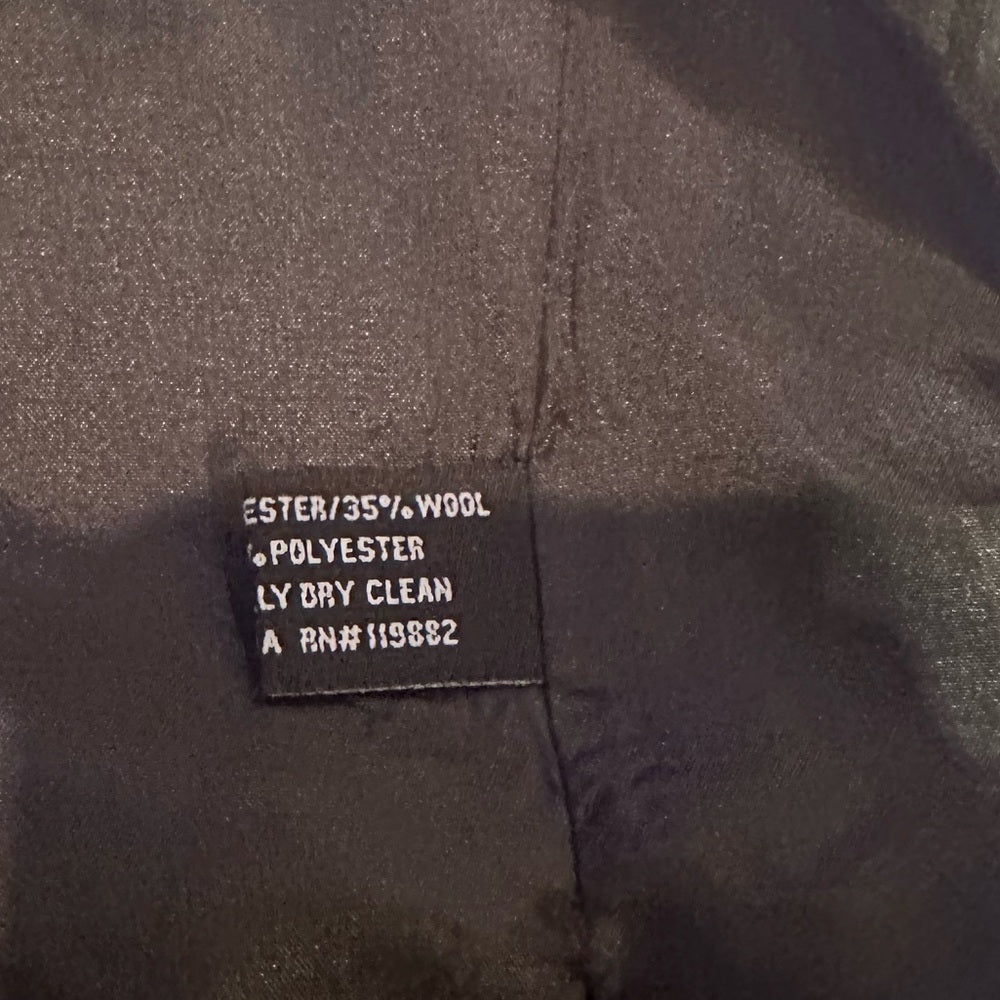 Andrew Fezza Kids Black Pinstripe Suit Set Pants Size 14 R