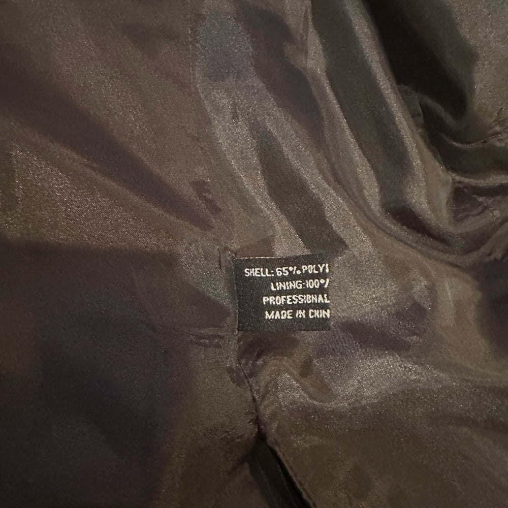 Andrew Fezza Kids Black Pinstripe Suit Set Pants Size 14 R