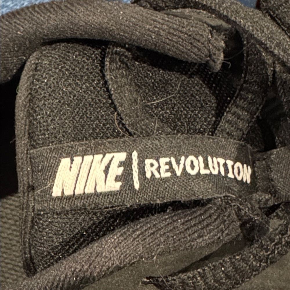 Nike Black Revolution Kids Mesh Sneakers Size 5.5