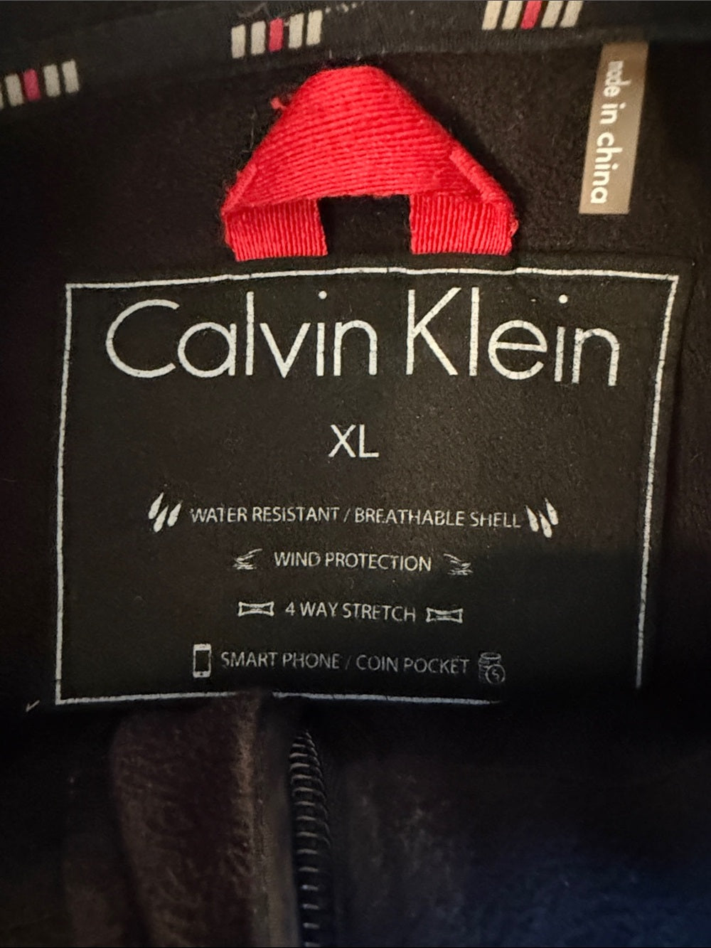 Calvin Klein Men's Black Performance Jacket Size XL