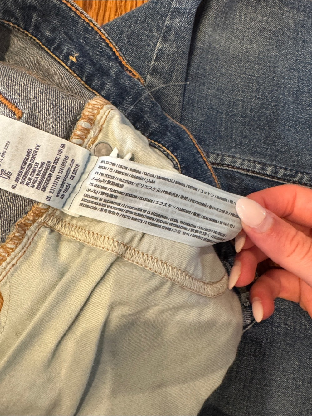 Abercrombie Kids Dark Wash Slim Fit Jeans Size 13/14