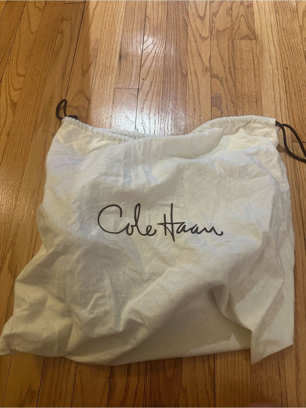 Cole Haan Classic Black Leather Tote Handbag