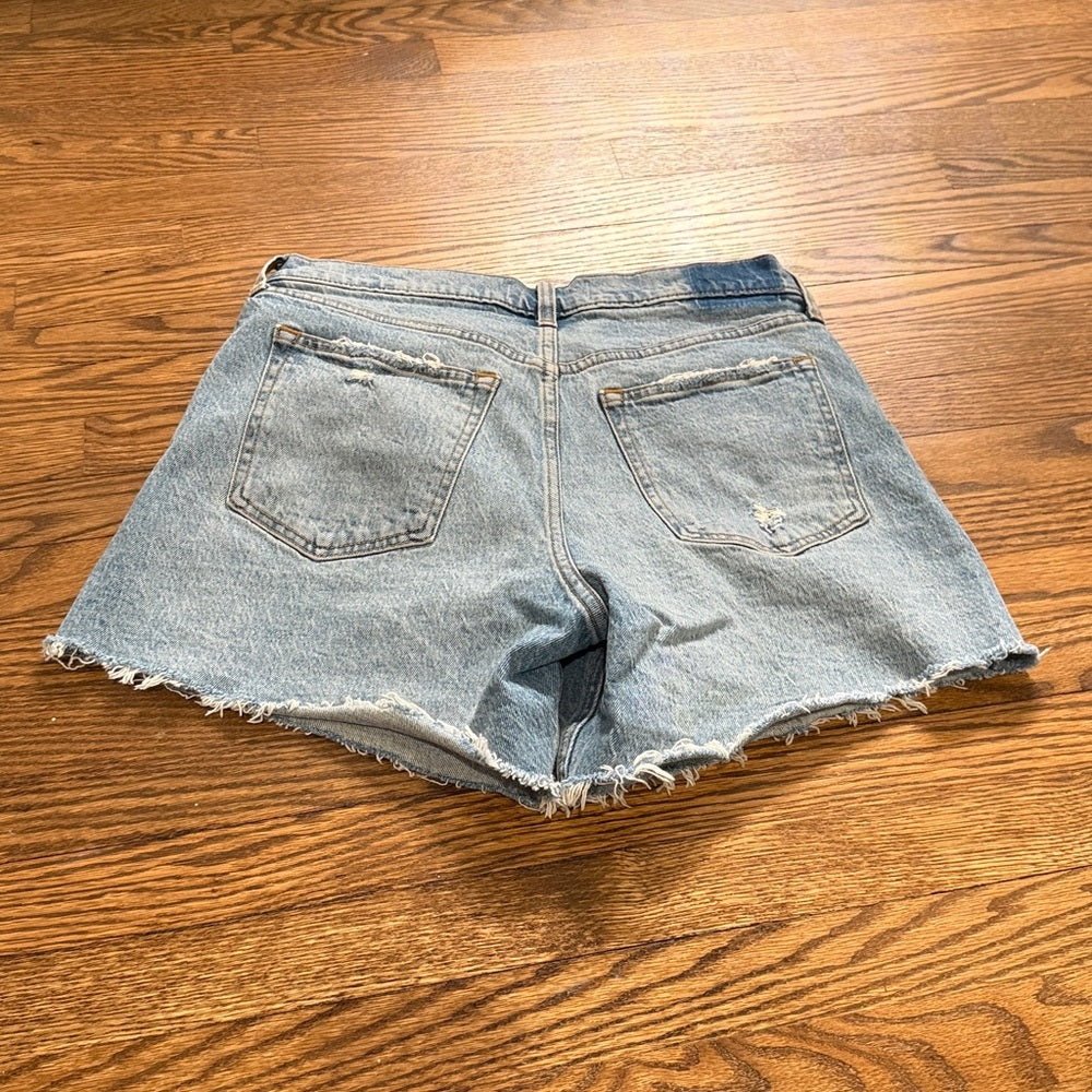 Abercrombie & Fitch Light Blue Jean Shorts Size 28