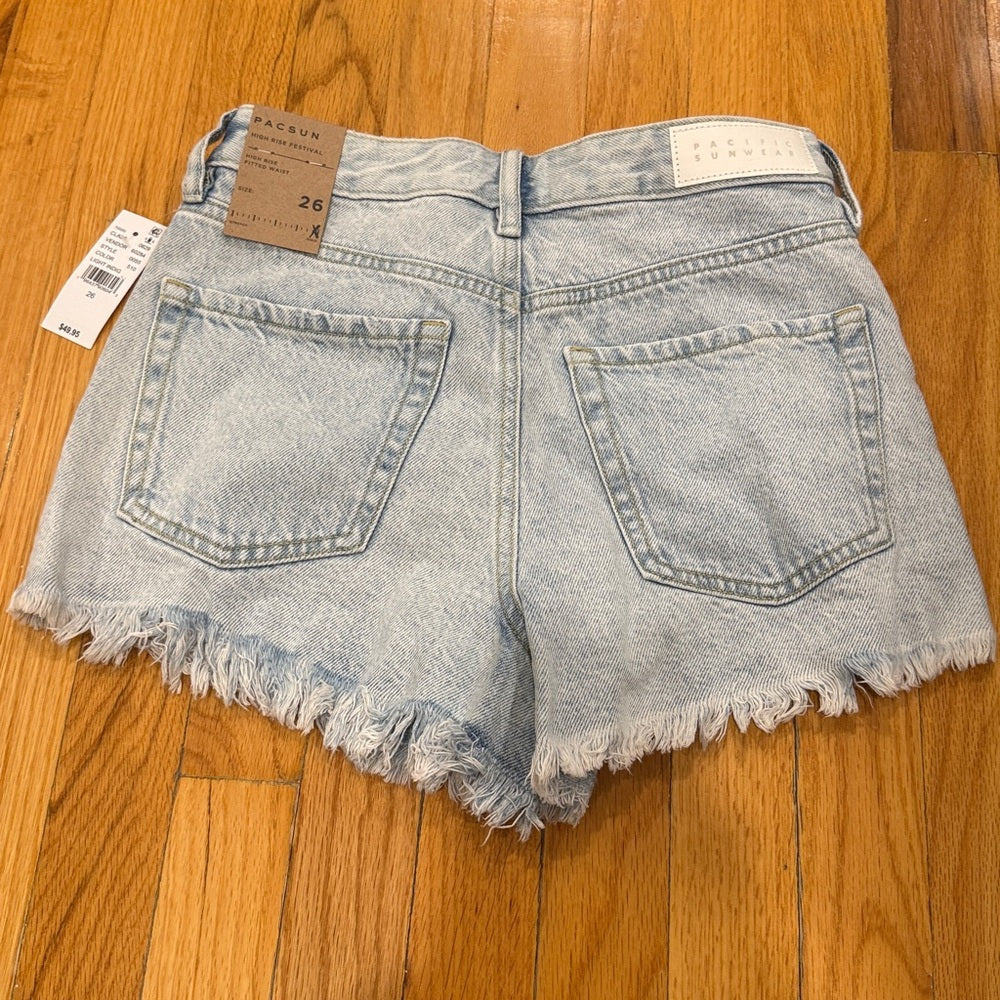 NWT PacSun Women’s Blue Jean Shorts Size 26