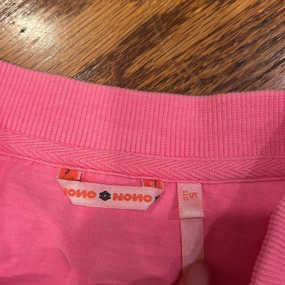 Nono Girl’s Pink Zip Up Jacket Size 5