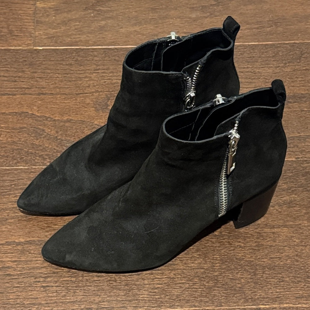 Dolce Vita Women’s Black Ankle Booties with Zipper Size 10