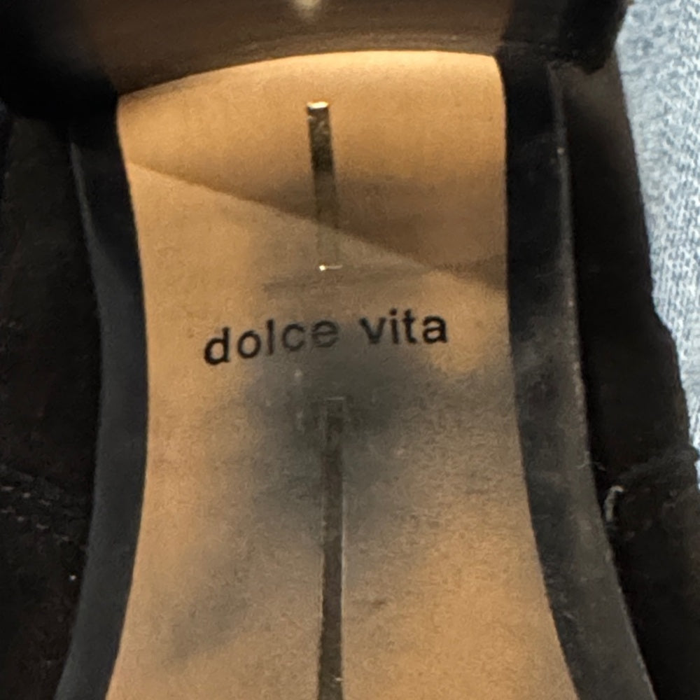Dolce Vita Women’s Black Ankle Booties with Zipper Size 10