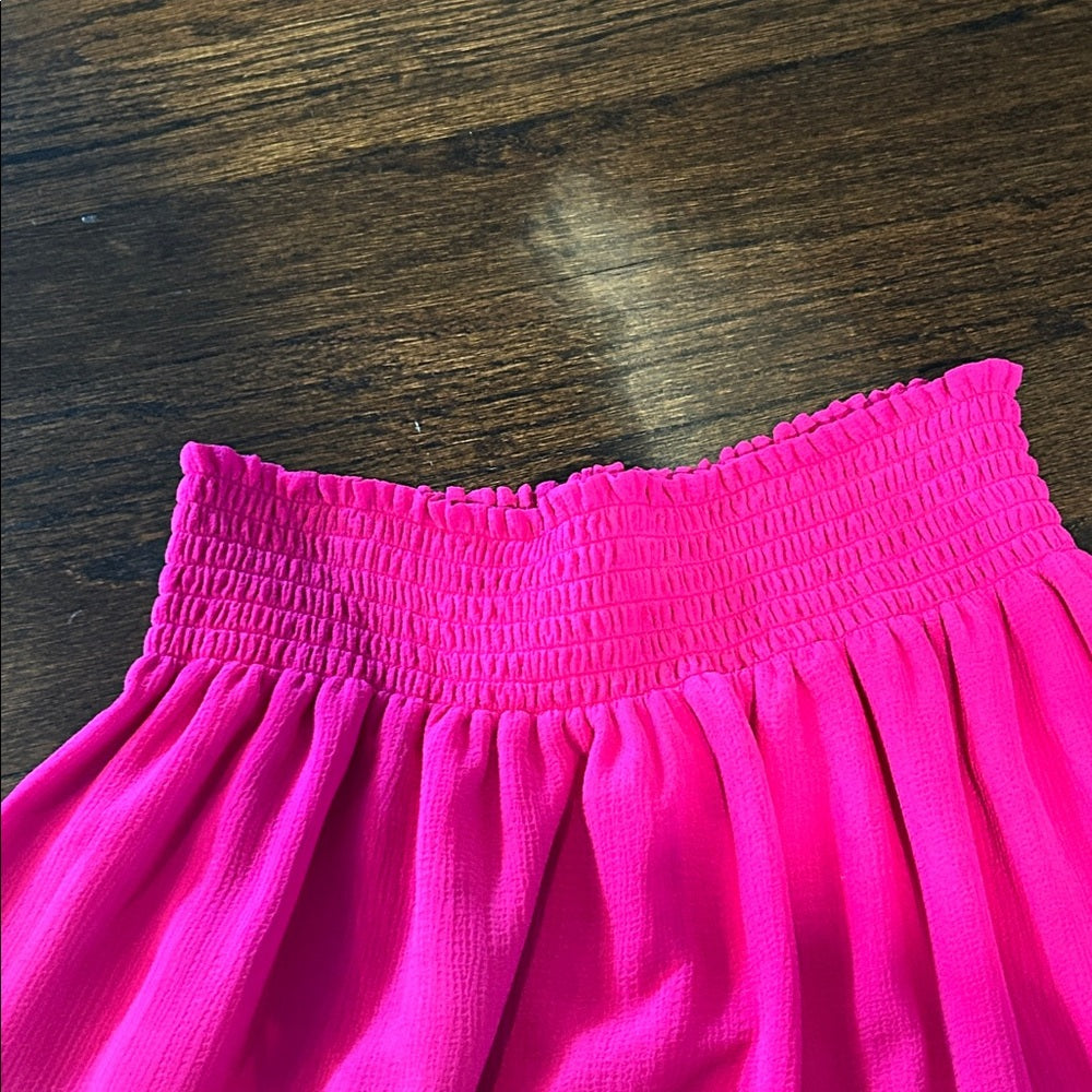Ramy Brook Vibrant Pink Women’s Skirt with Pom-Pom Trim Size XS