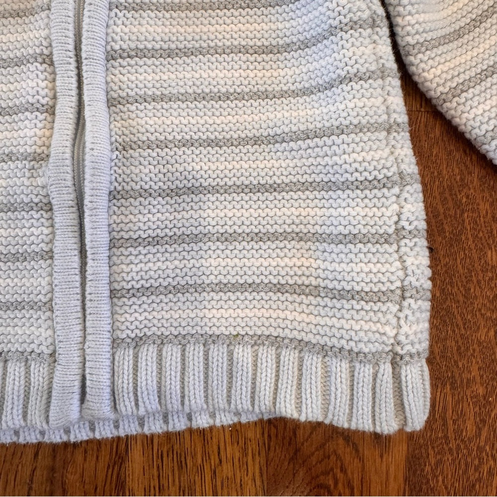 Barneys New York Light Blue Striped Kids Sweater Size 12-18M