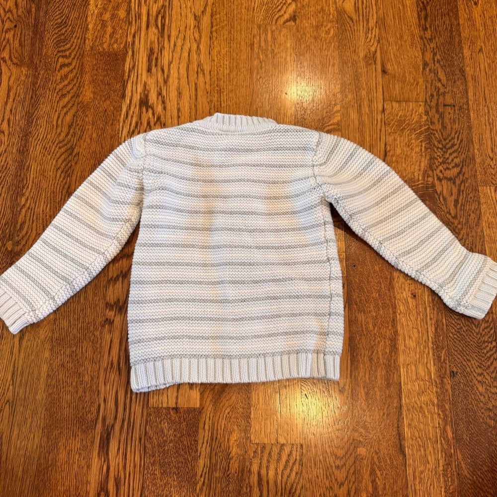 Barneys New York Light Blue Striped Kids Sweater Size 12-18M