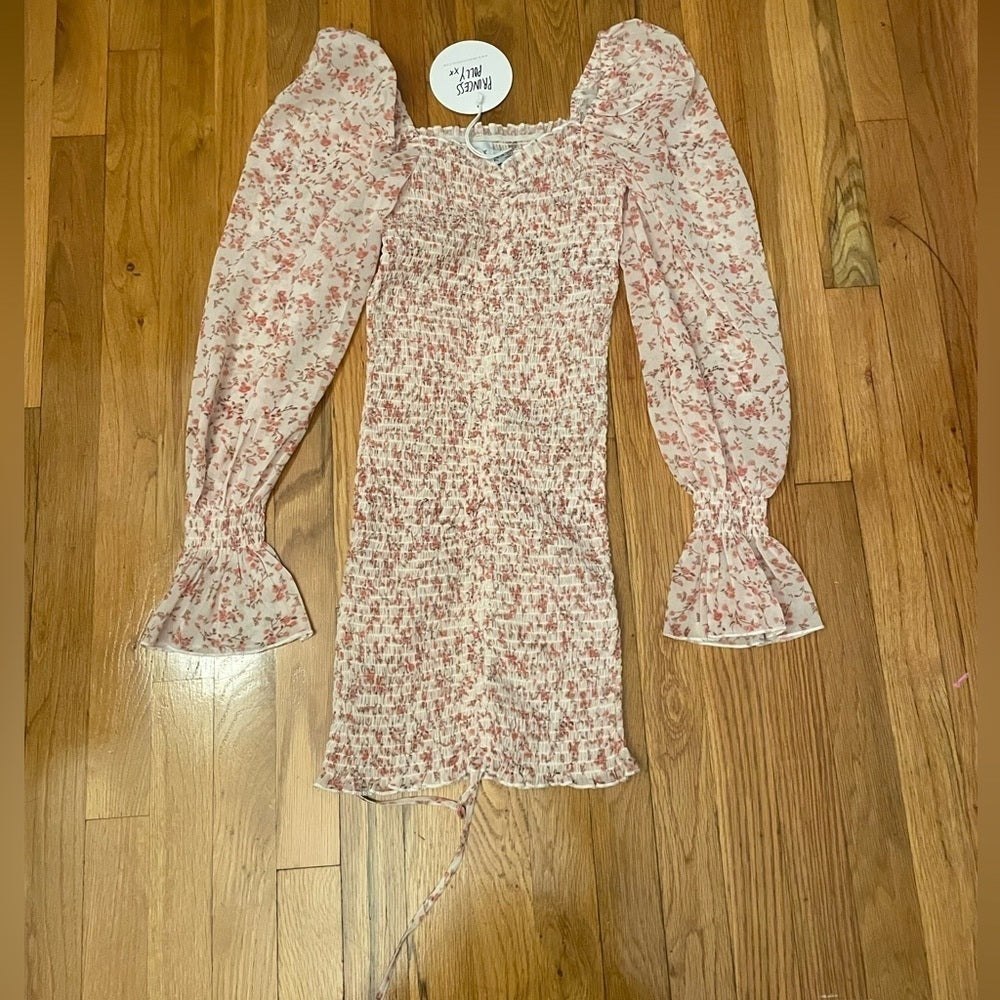NWT Princess Polly Pink Floral Dress Size 4