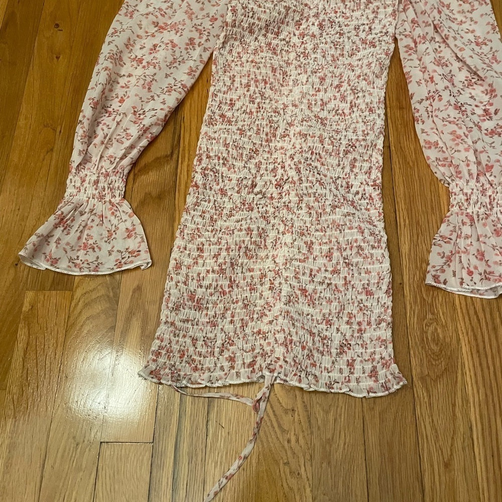 NWT Princess Polly Pink Floral Dress Size 4
