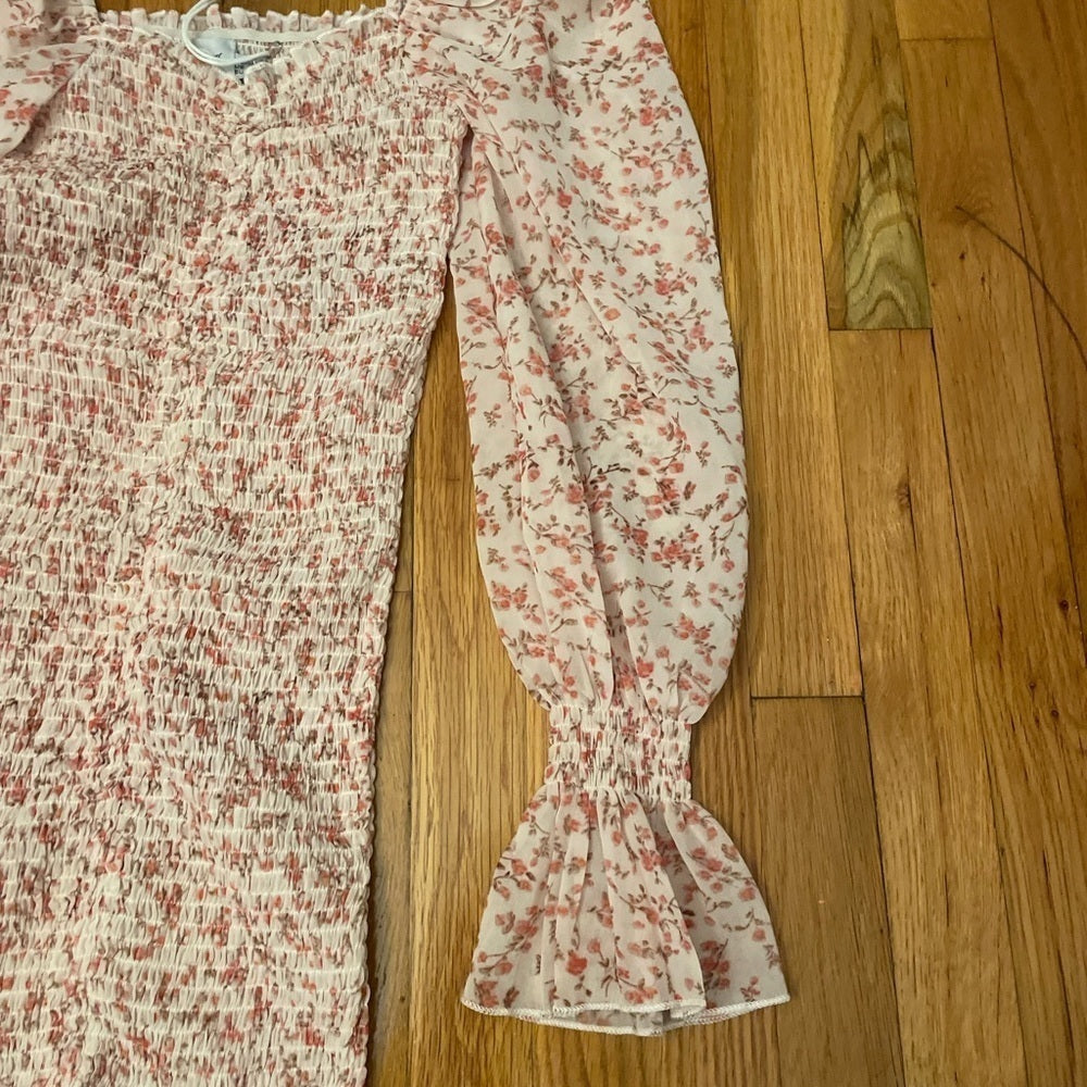 NWT Princess Polly Pink Floral Dress Size 4