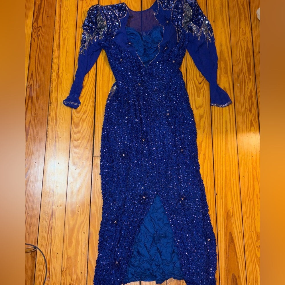 Black Tie Women’s Blue Dress Size 12
