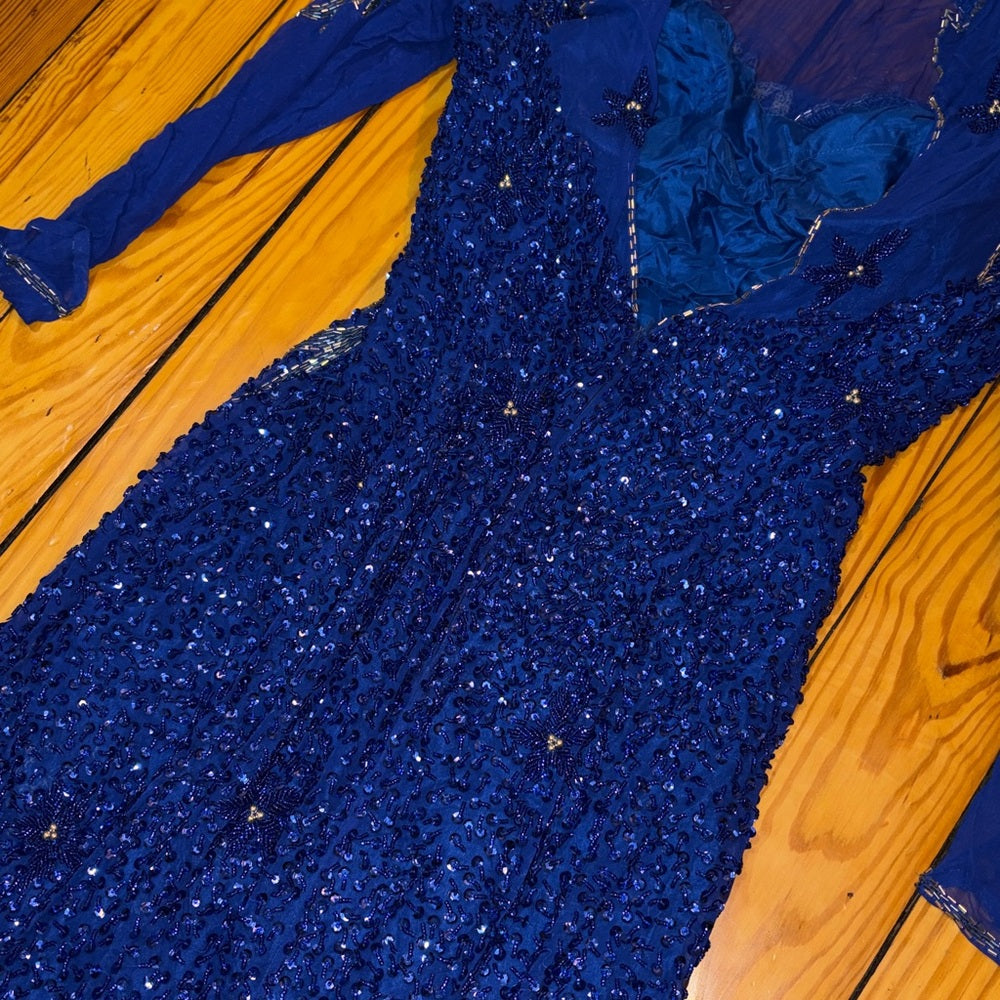 Black Tie Women’s Blue Dress Size 12
