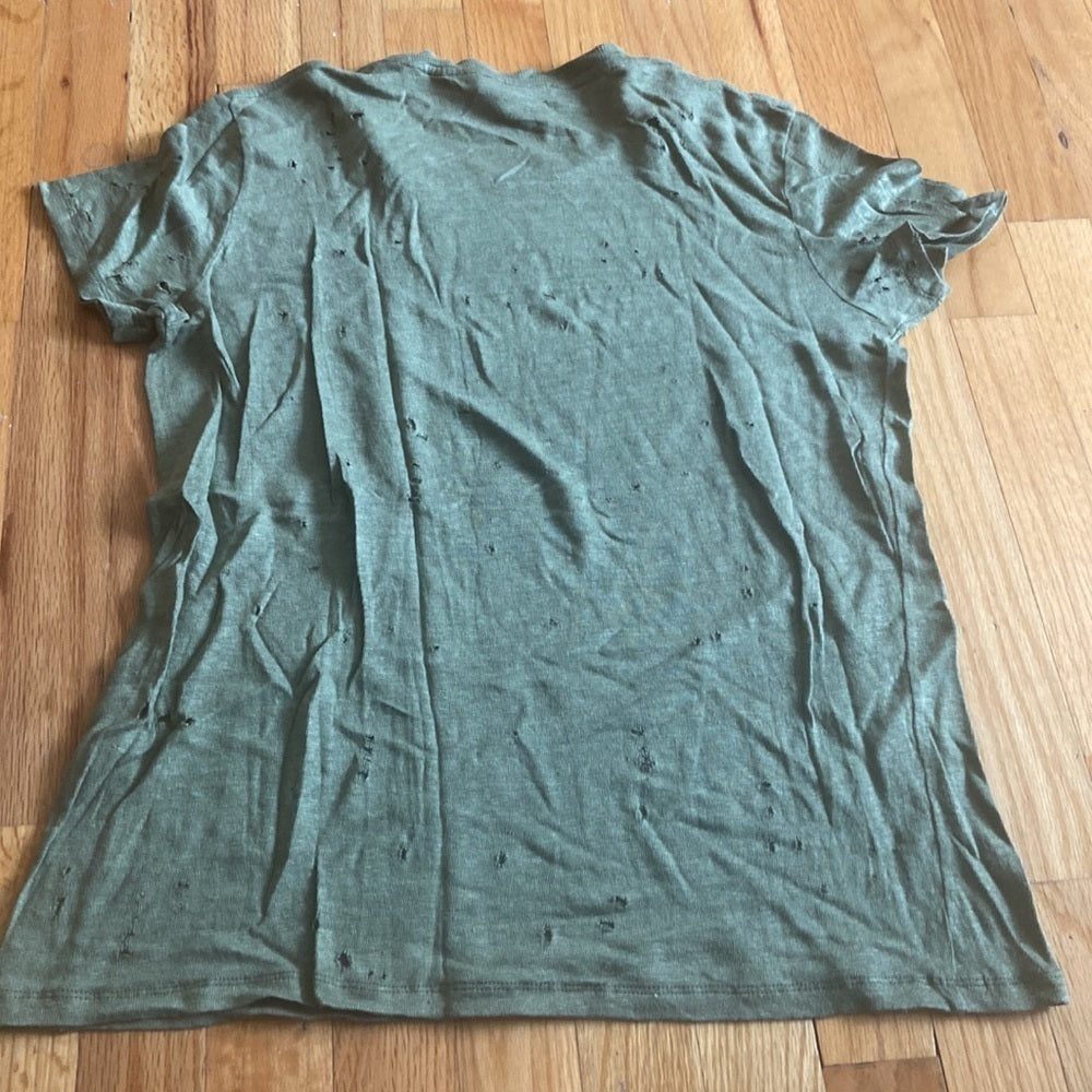 Women’s IRO shirt. Green. Size 0